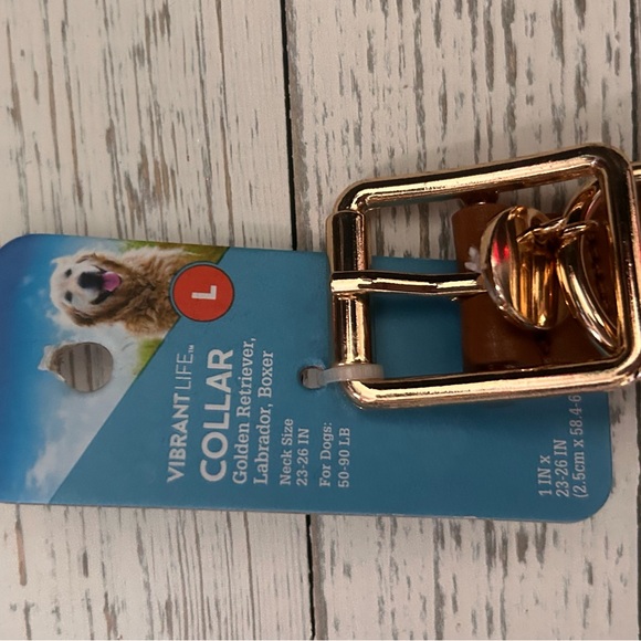 Rainbow dog collar size large brand new - Picture 2 of 3